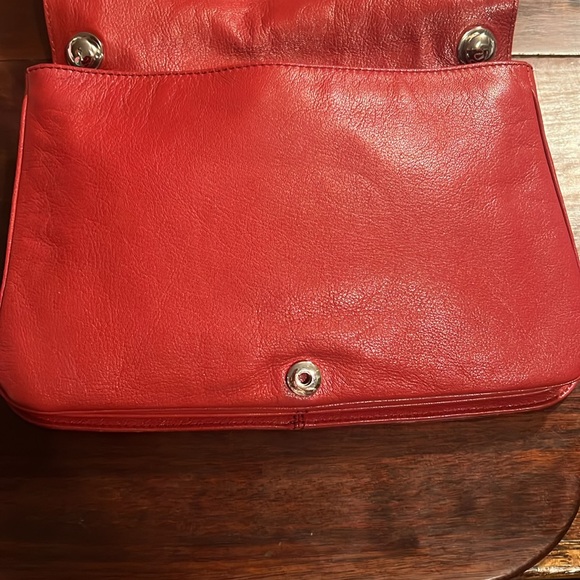 GUCCI x TOM FORD Blondie Calfskin Flap Siren Red Shoulder Bag - Picture 12 of 16